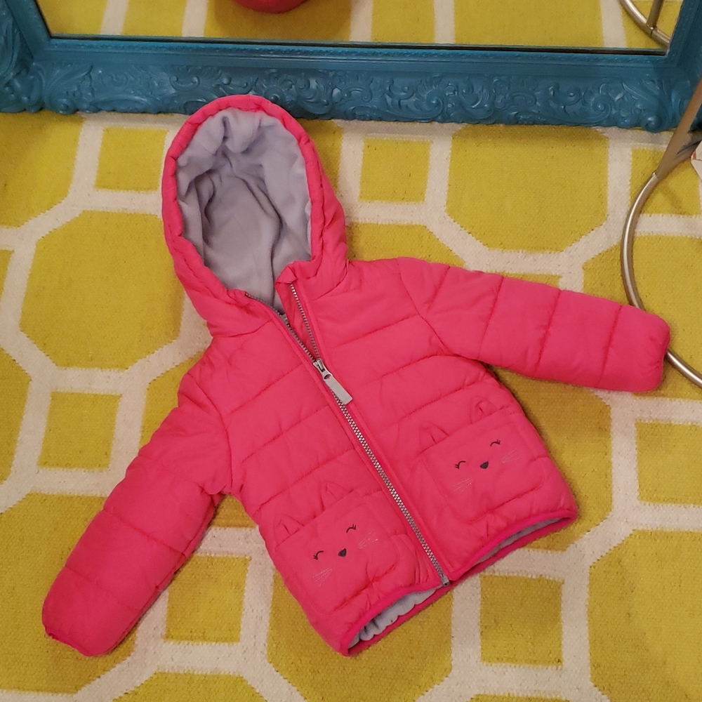 Carter's Cat Pocket Puffer Jacket